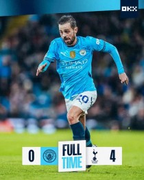 随着阿森纳3-0大胜、曼城0-4爆大冷，英超最新积分榜更新如下